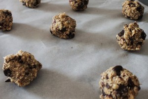 Cookies flocons d'avoine, chocolat et noisettes