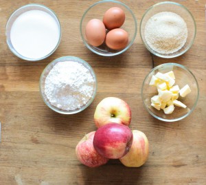 Gâteau invisible aux pommes