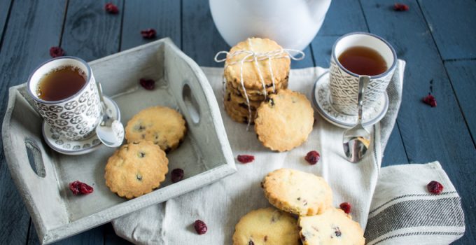 Les cranberries shortbreads pour un « perfect teatime » !