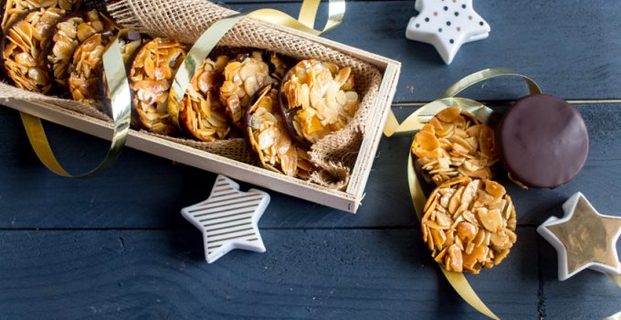 Florentins aux amandes effilées et écorces d’orange