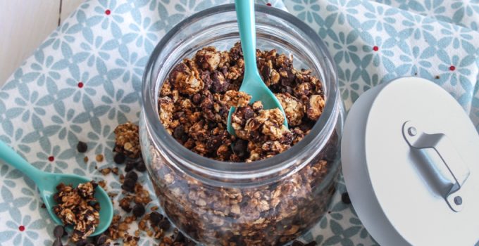 Granola aux noisettes et pépites de chocolat (très gourmand !)