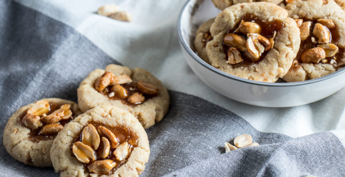 Biscuits aux cacahuètes caramélisées